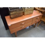 Teak sideboard with 4 drawers