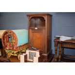 Early 20th century mahogany pot cupboard