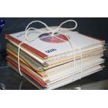 Bundle of vinyl records