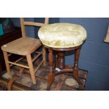 5309 Adjustable Victorian stool