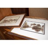 Three photographic prints of Bedford