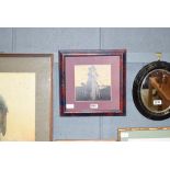 Framed and glazed print of a fisherwomen