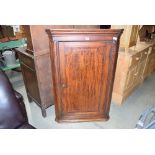 Oak single door corner unit