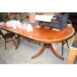 Extending reproduction dining table