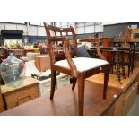 5134 Mahogany carver chair with drop in seat