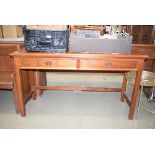 Pedley desk with single drawer