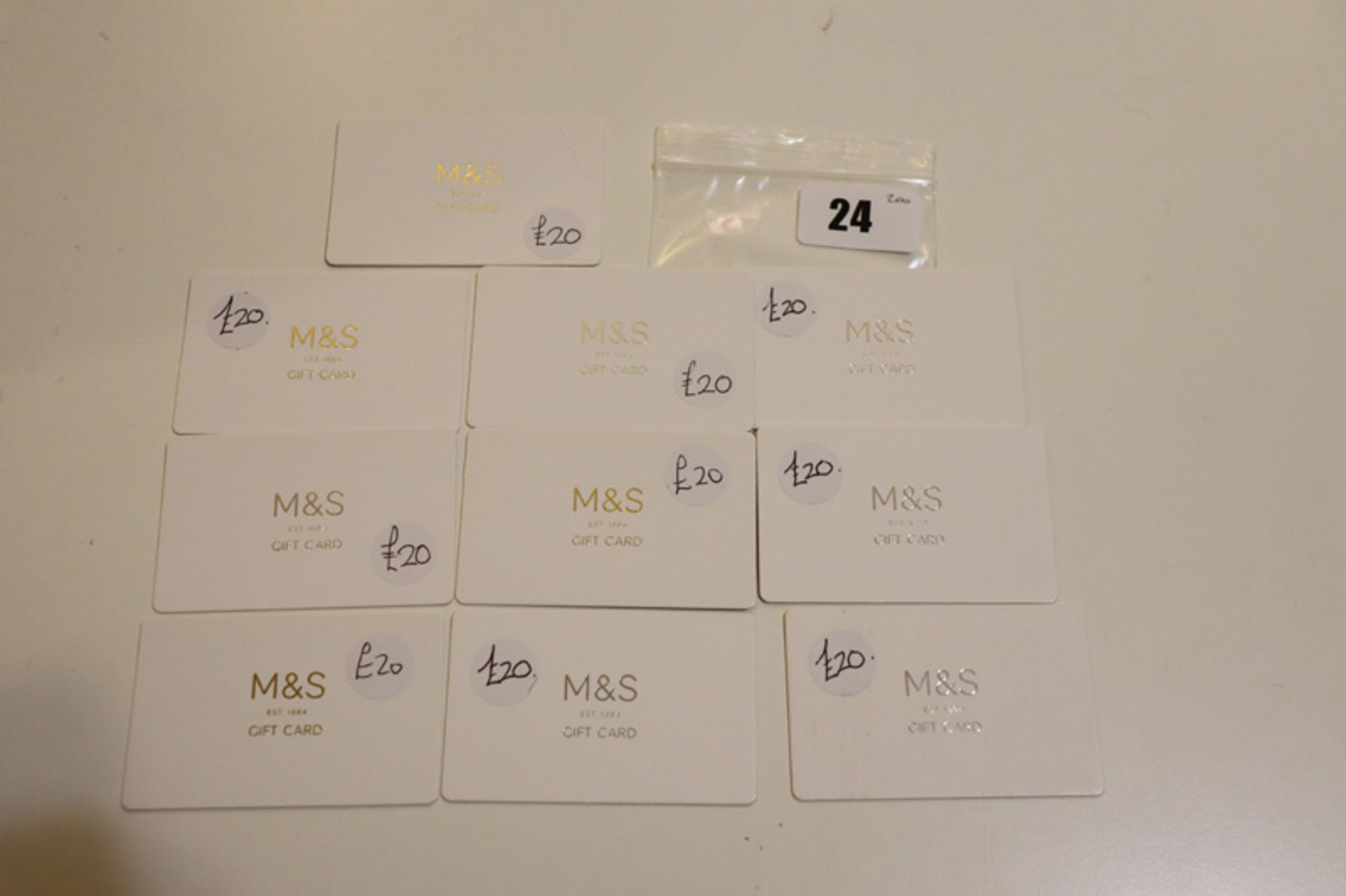 Marks & Spencer (x10) - Total face value £200