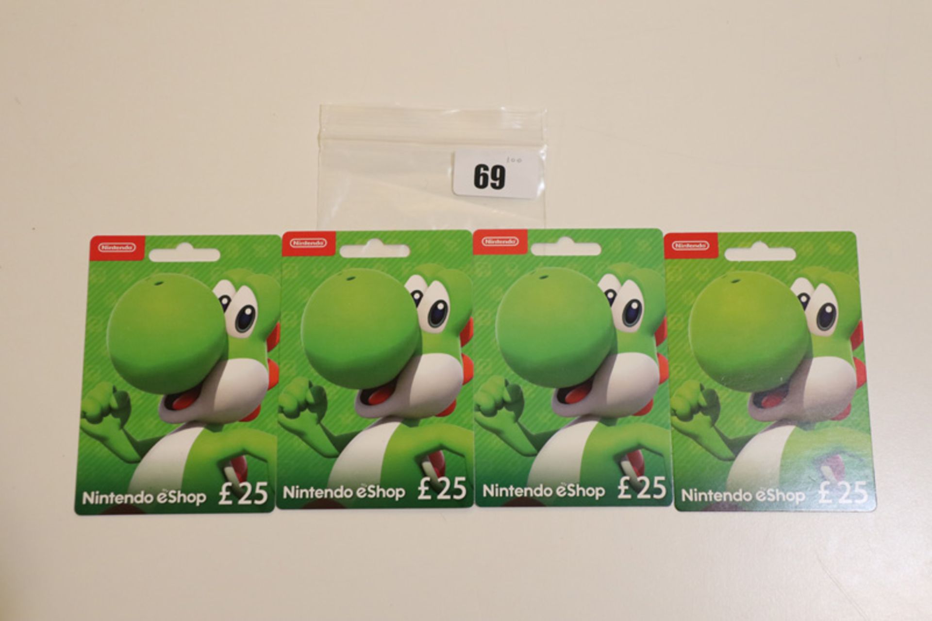 Nintendo (x4) - Total face value £100