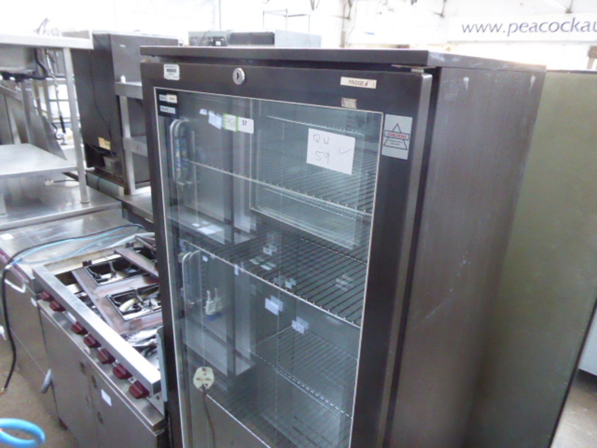 (5) 60cm Osborne single door display fridge