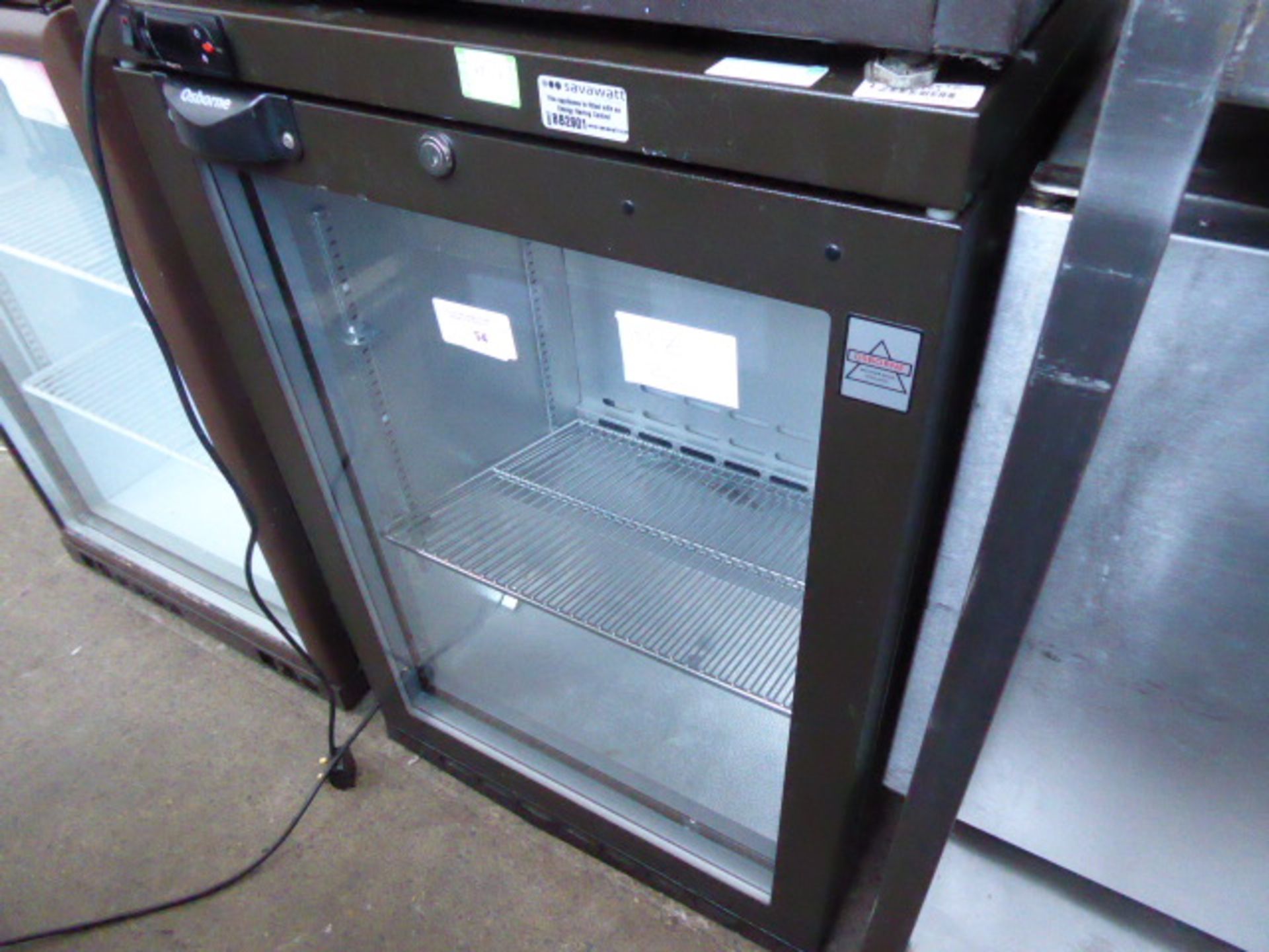 60cm Osborne under counter single door display fridge