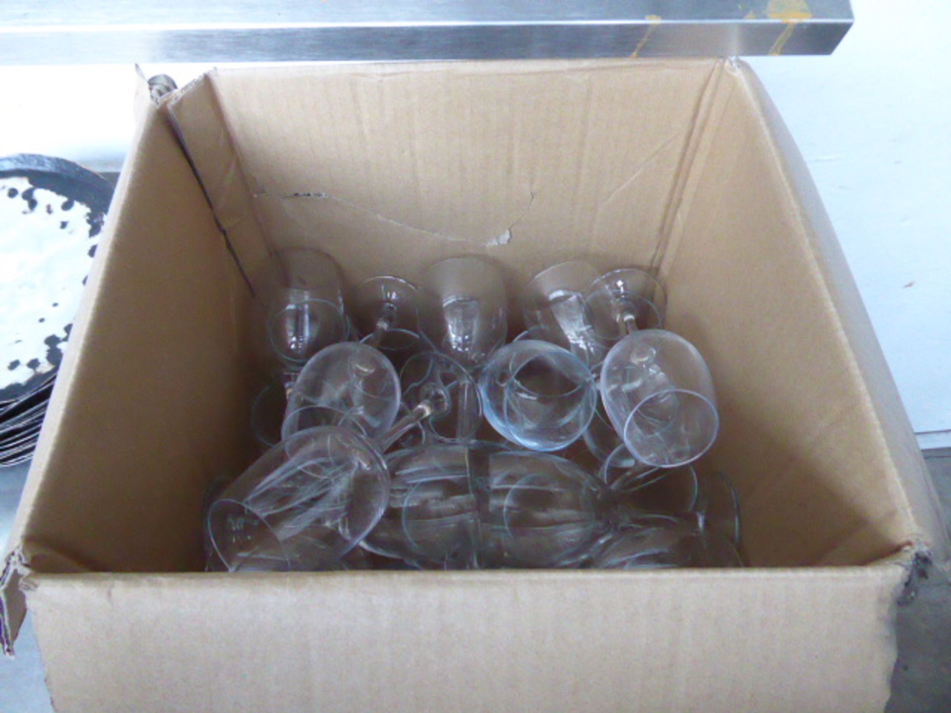 Box of wine glasses