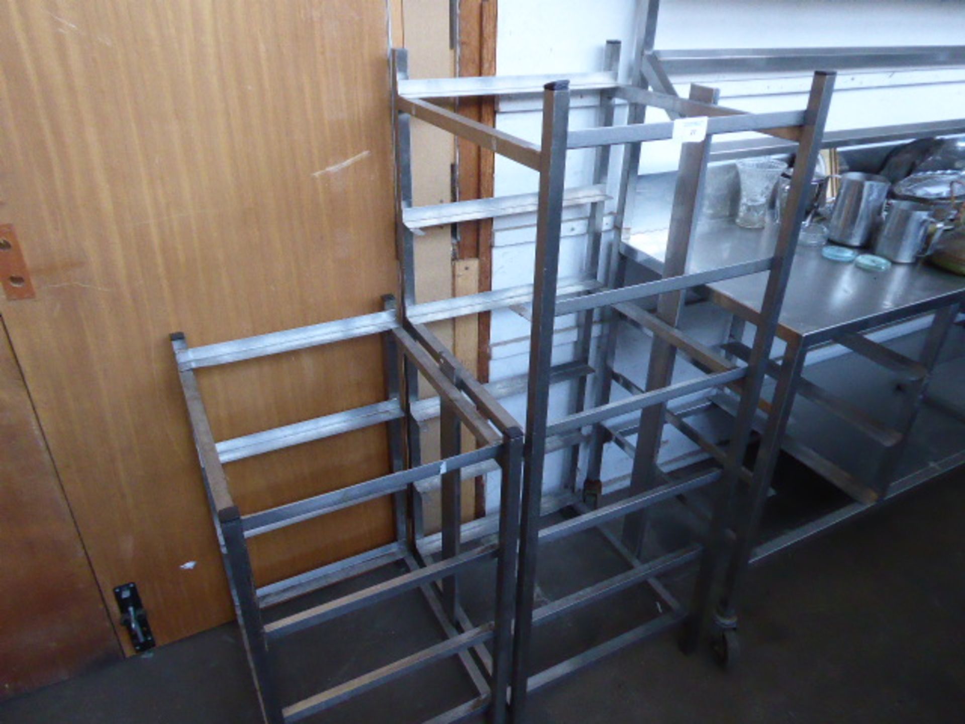 2 Stainless steel dishwasher tray racks