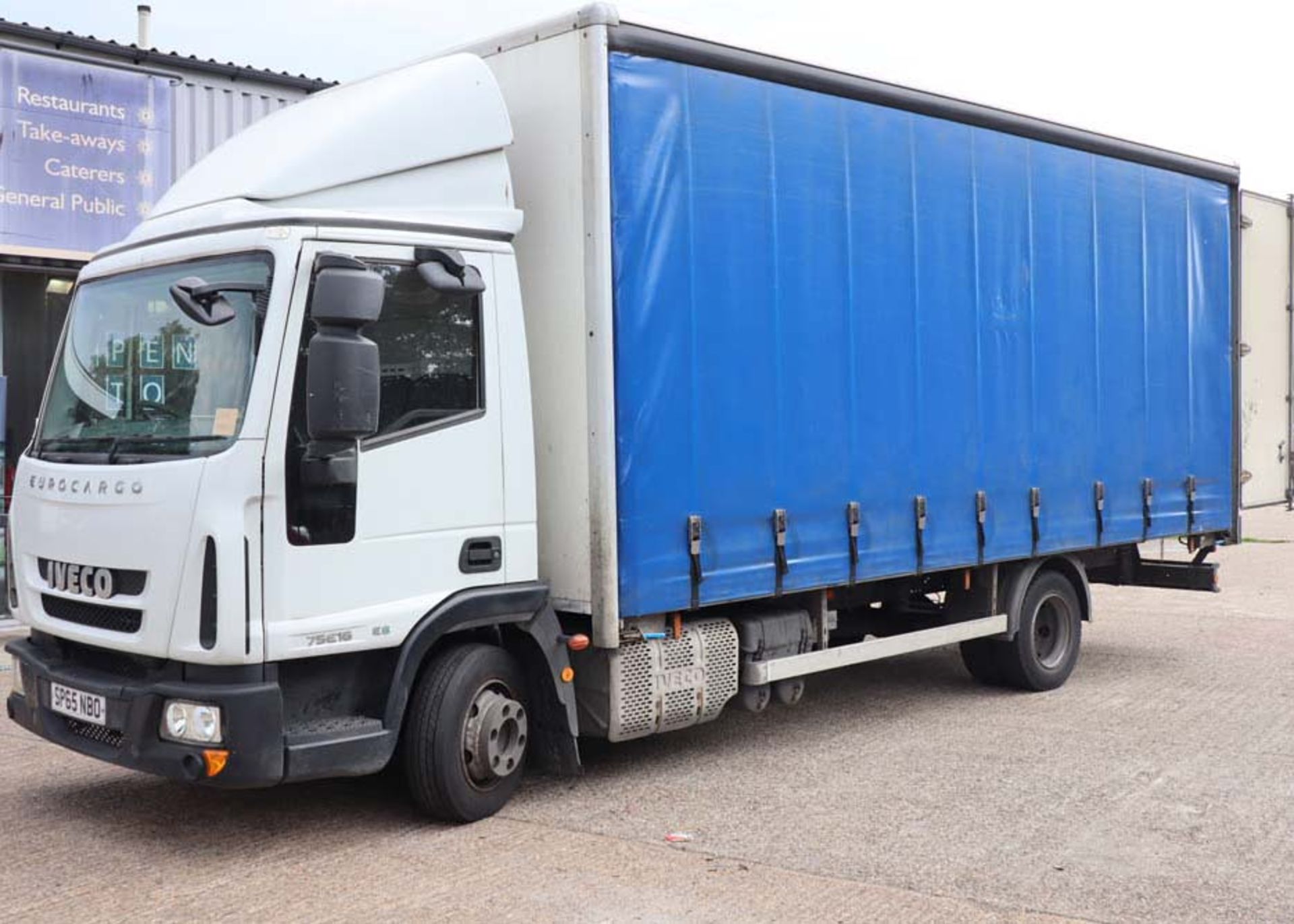 IVECO Euro Cargo 75E16S S-A curtain sided lorry, 7500kg gross, 4485cc diesel engine, registration - Image 5 of 14