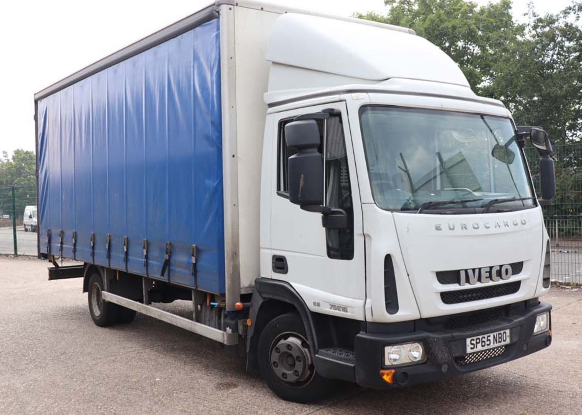 IVECO Euro Cargo 75E16S S-A curtain sided lorry, 7500kg gross, 4485cc diesel engine, registration