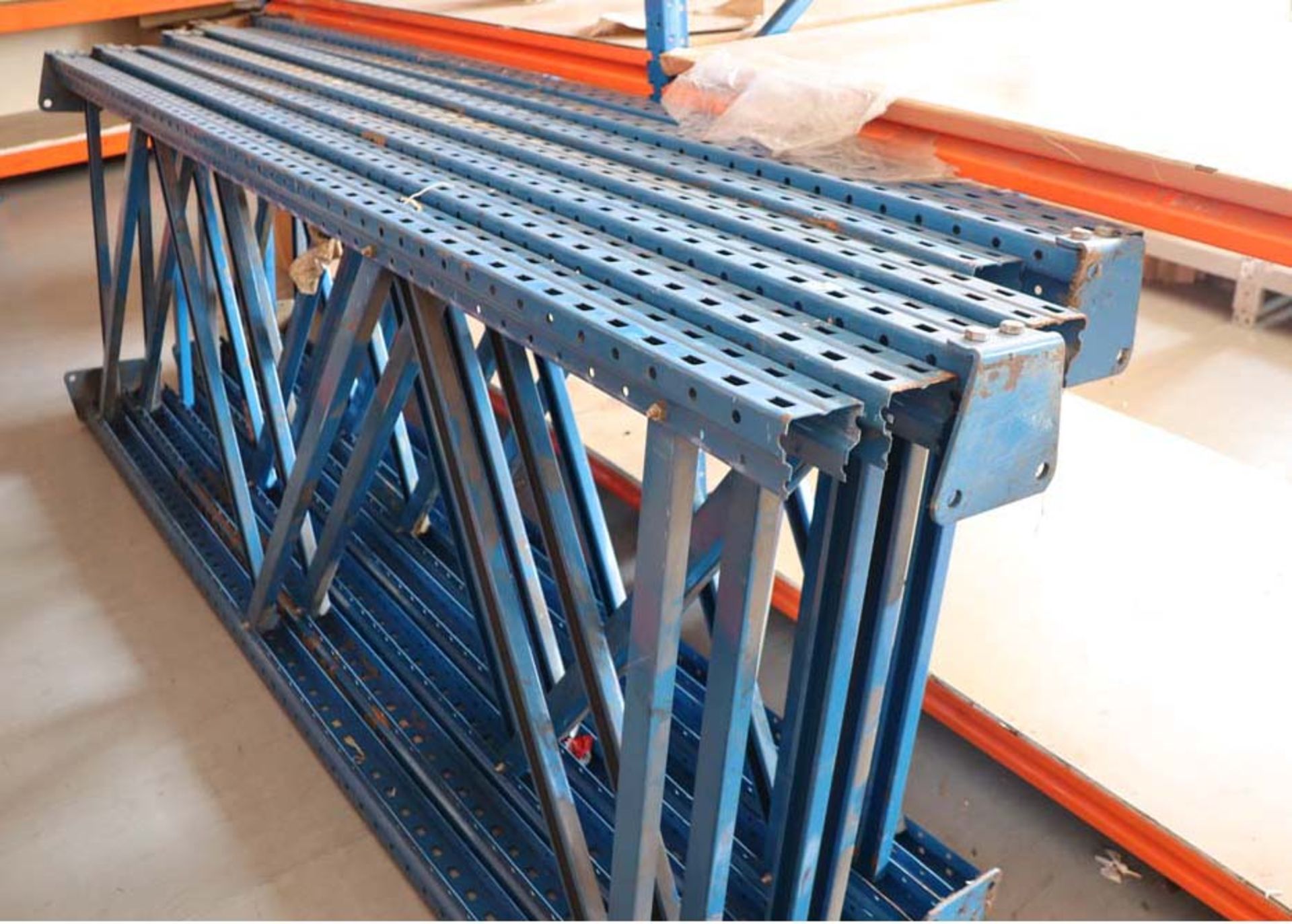 6 running bays of pallet racking, with 9 x 2.5 metre uprights and approximately 36 x 2.4 metre beams - Image 6 of 6