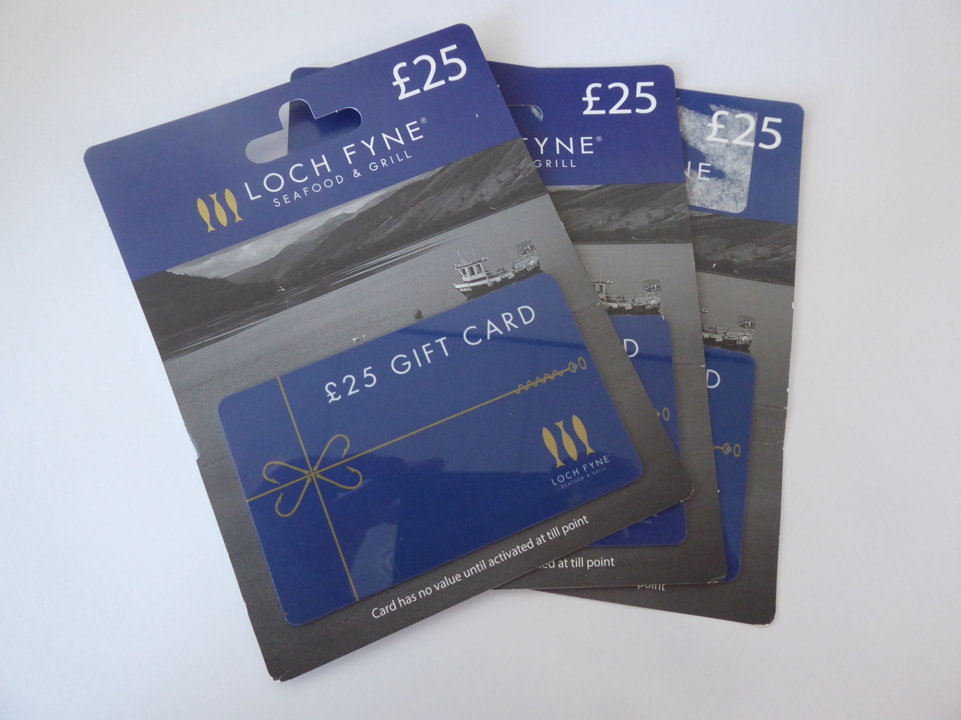 Loch Fyne (x3) - Total face value £75