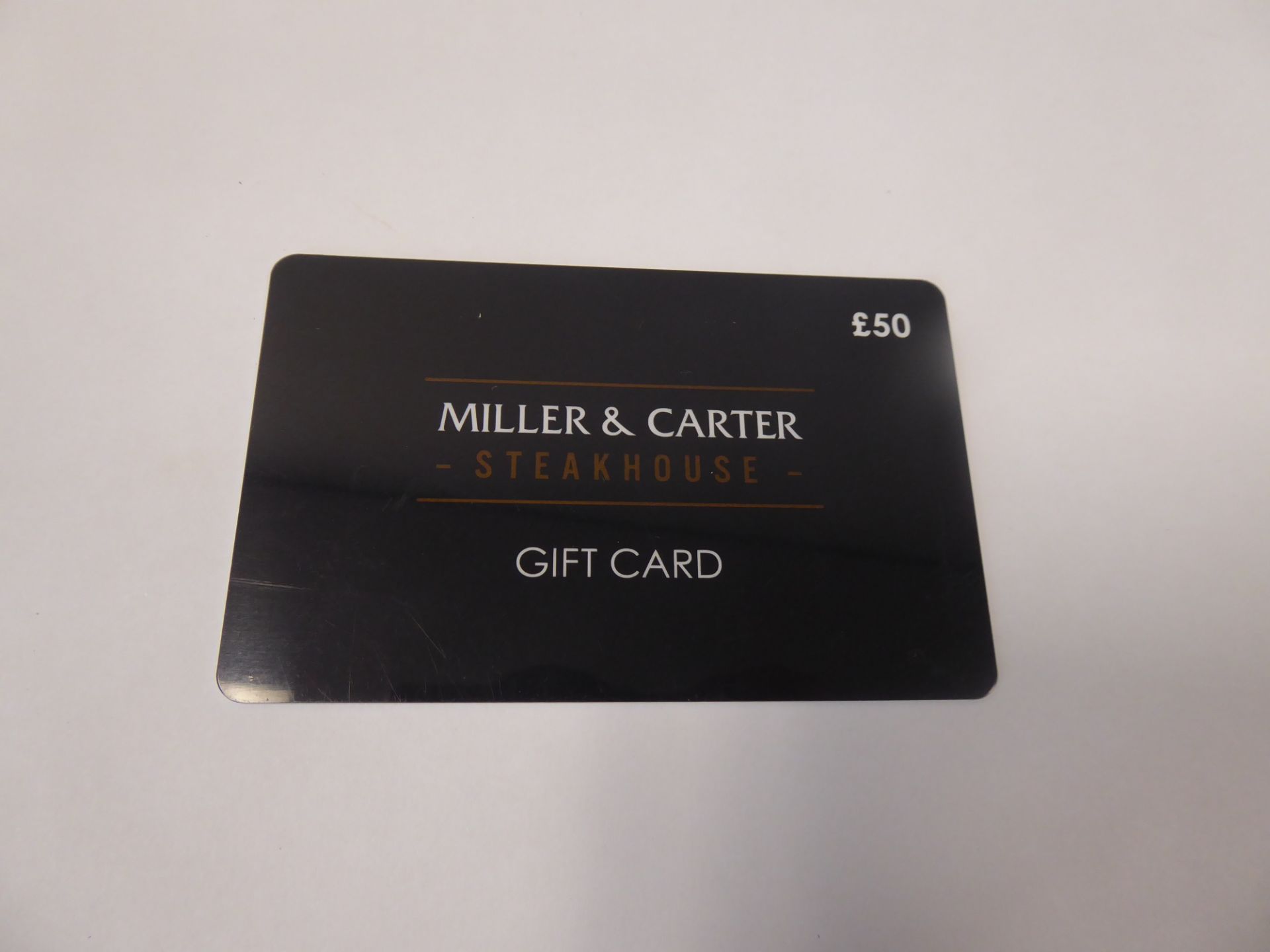 Miller & Carter (x1) - Total face value £50