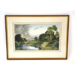 Meredith Hawes (1905-1999), 'Romantic Landscape', signed and dated 1953, watercolour, 30.