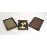 Three early 20th century silver photograph frames of rectangular form, various dates and makers,