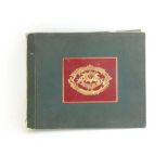 A leather, gilt and embossed photograph album relating to Maharaja Sir Madho Rao Scindia of Gwalior,