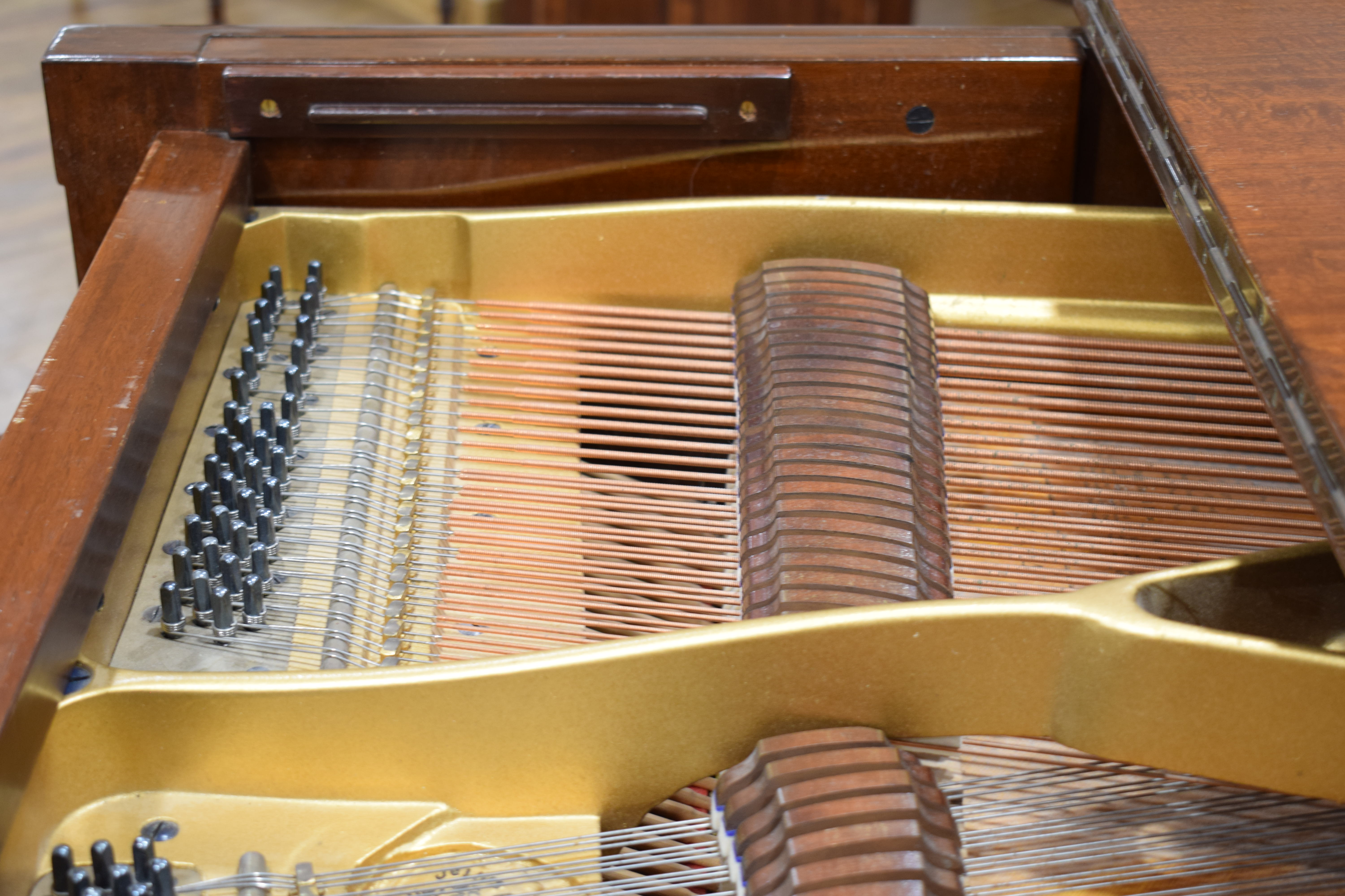 A Bluthner baby grand piano with a mahogany case, c. 1929, No. - Image 23 of 31