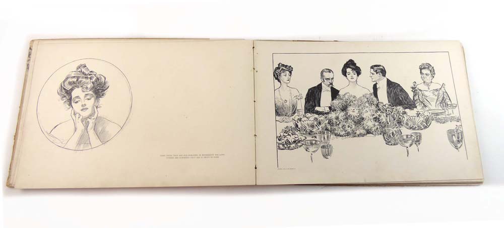 Gibson C.D. : A Widow and Her Friends, 1901. Landscape Folio Hb. Qtr. - Image 2 of 2