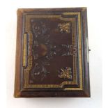 Period Photograph Album, elaborately blind stamped & gilt qto.