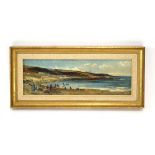 English School (late 19th/early 20th century), A panoramic study of a cove, unsigned,