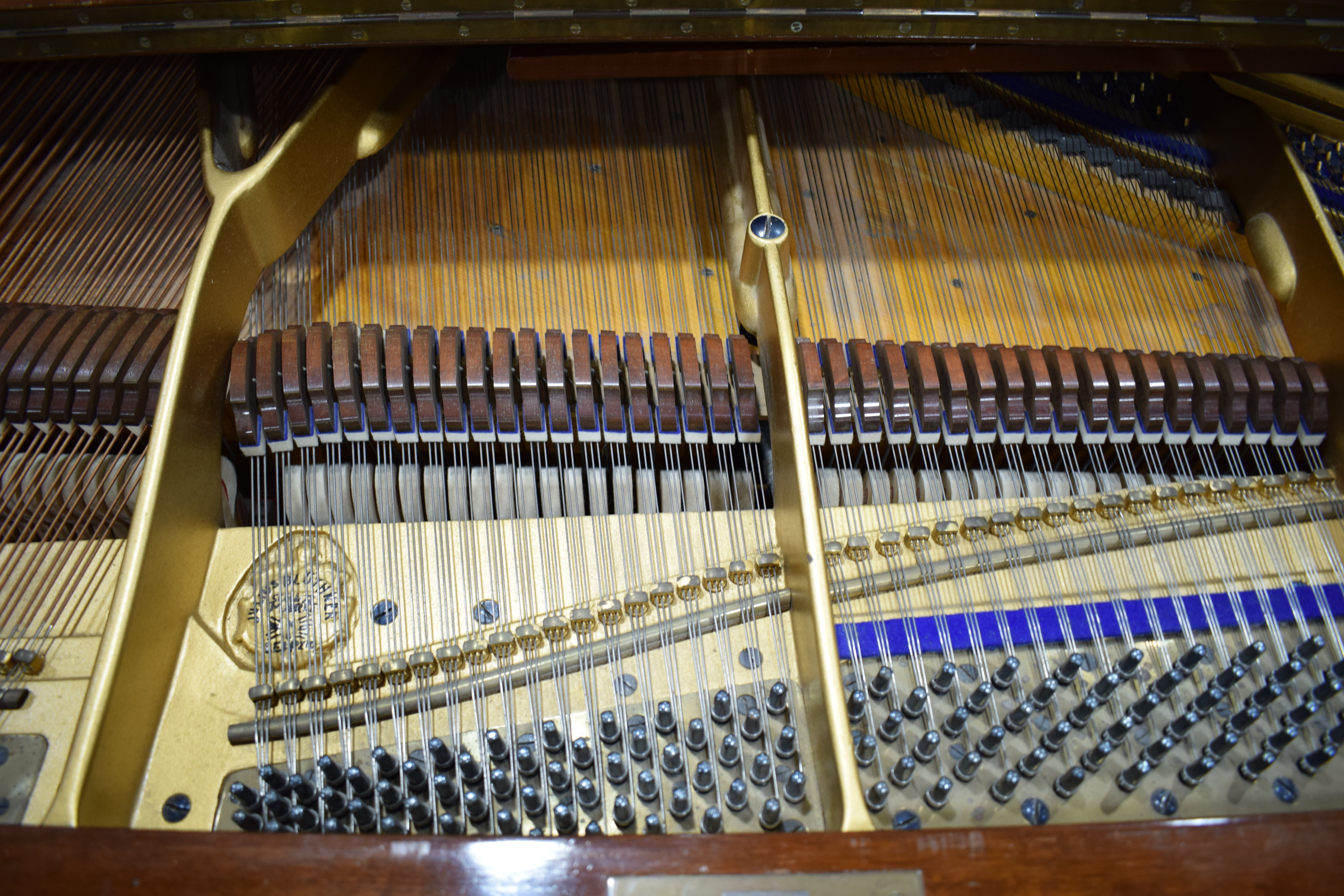 A Bluthner baby grand piano with a mahogany case, c. 1929, No. - Image 13 of 31