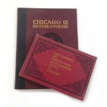 Fiske H. : Chicago in Picture & Poetry, 1903. 1st. Ed. Qto. Hb. Text with photo plates. Scarce.