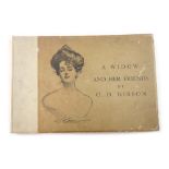 Gibson C.D. : A Widow and Her Friends, 1901. Landscape Folio Hb. Qtr.