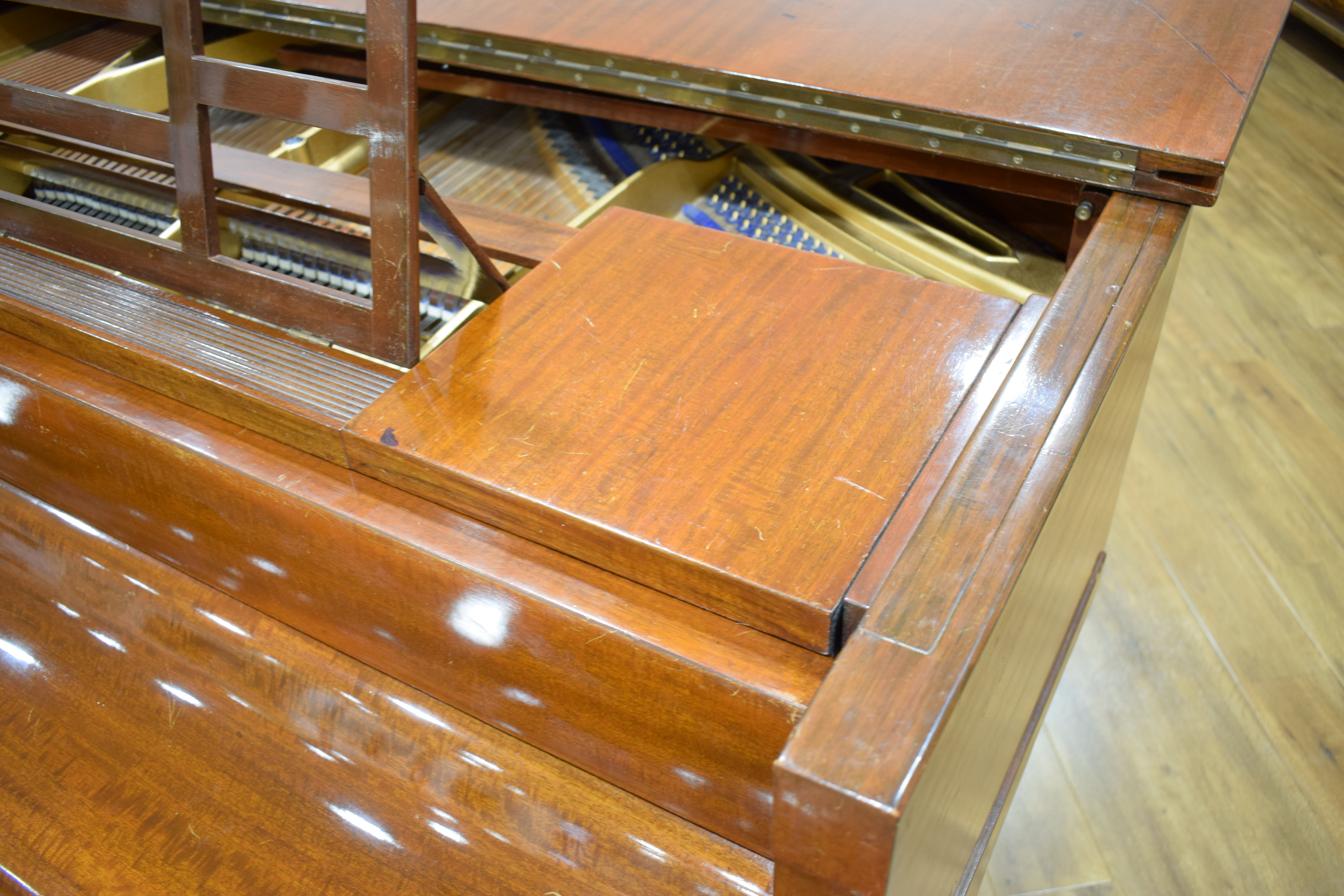 A Bluthner baby grand piano with a mahogany case, c. 1929, No. - Image 11 of 31