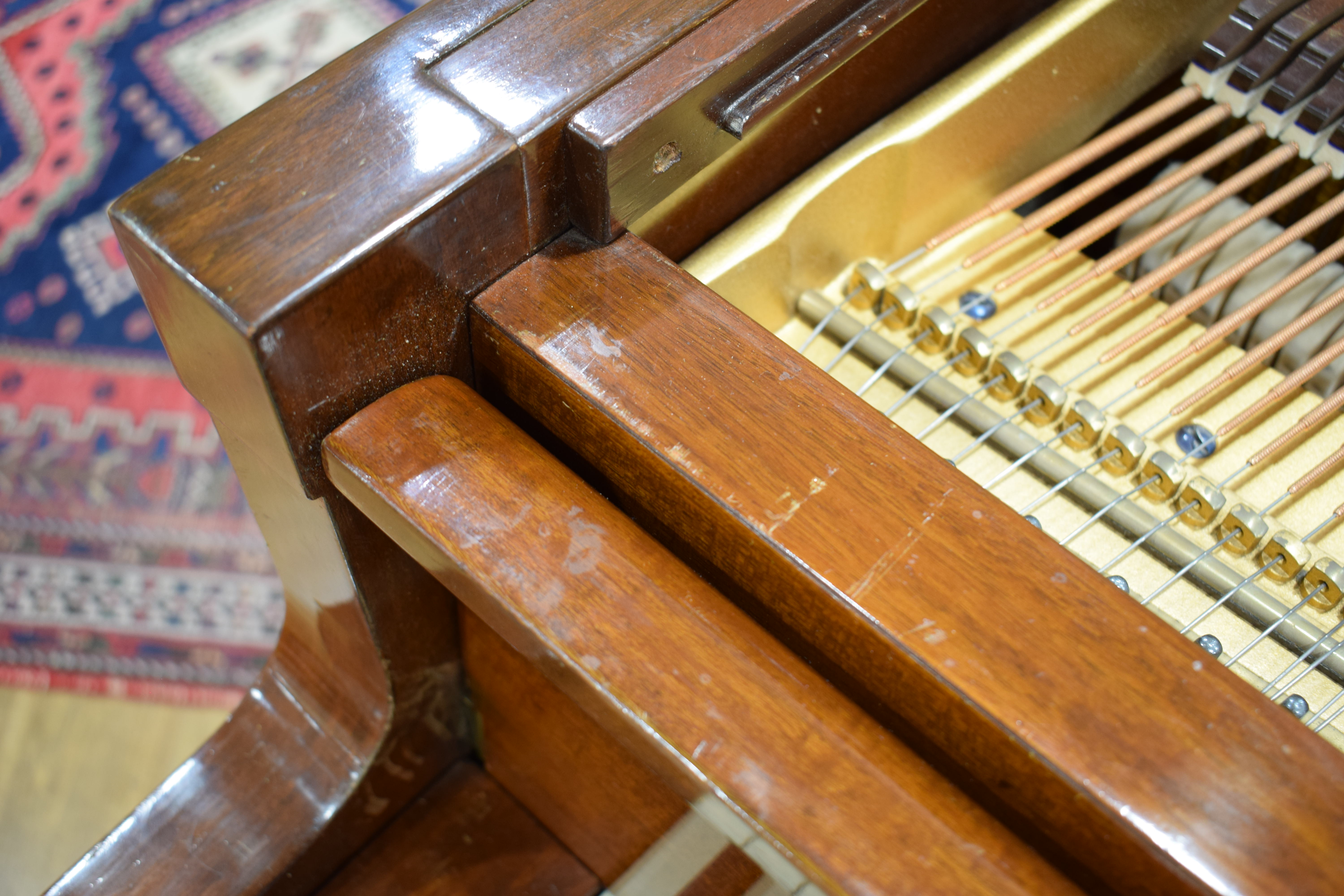 A Bluthner baby grand piano with a mahogany case, c. 1929, No. - Image 27 of 31