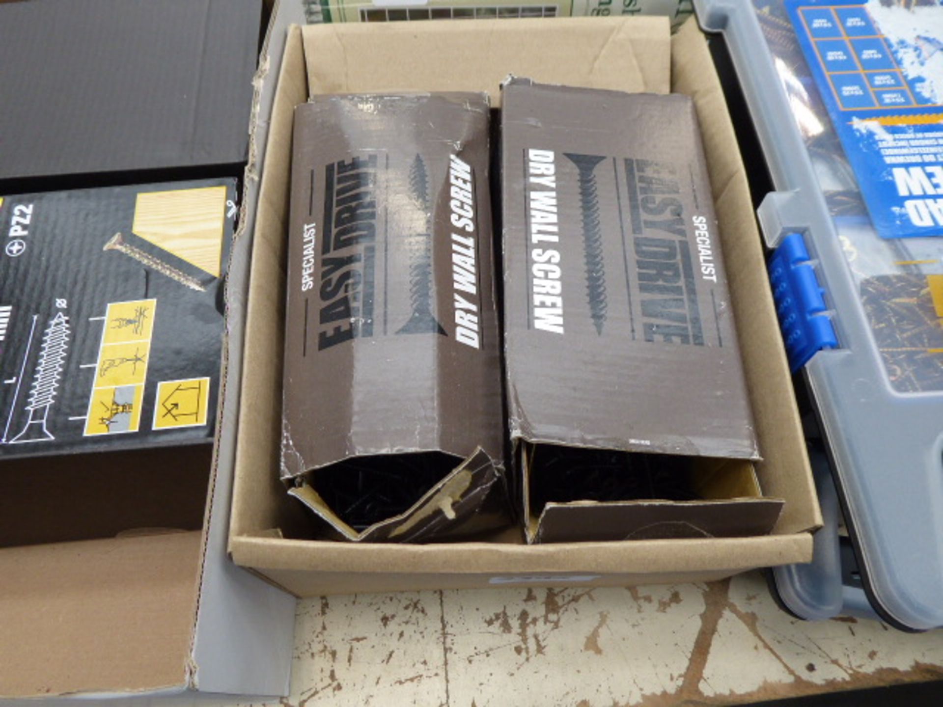 2 boxes of drywall screws