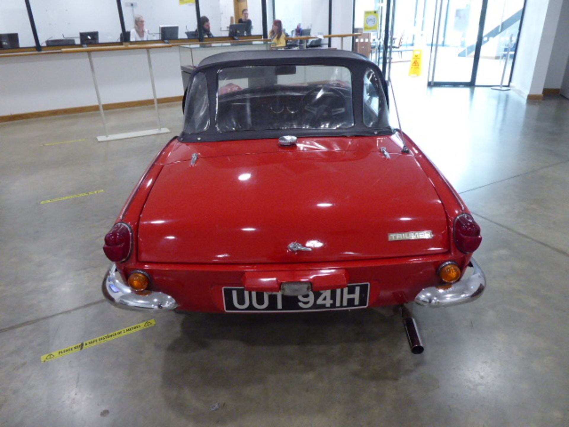 UUT 941H (1970) Triumph Spitfire (MK III), 1.3L petrol in red MOT: N/A (last July 2008) - Image 3 of 8