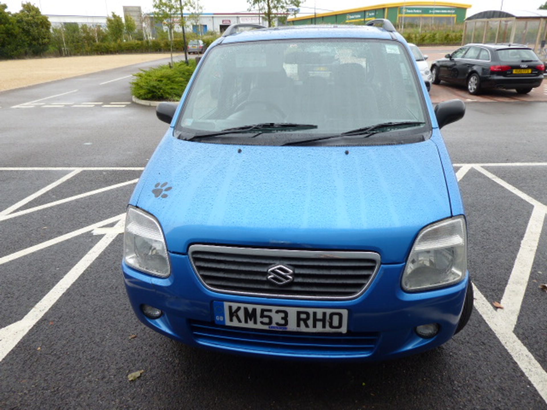 KM53 RHQ (2003) Suzuki Wagon R, petrol in blue MOT: 13/1/2021