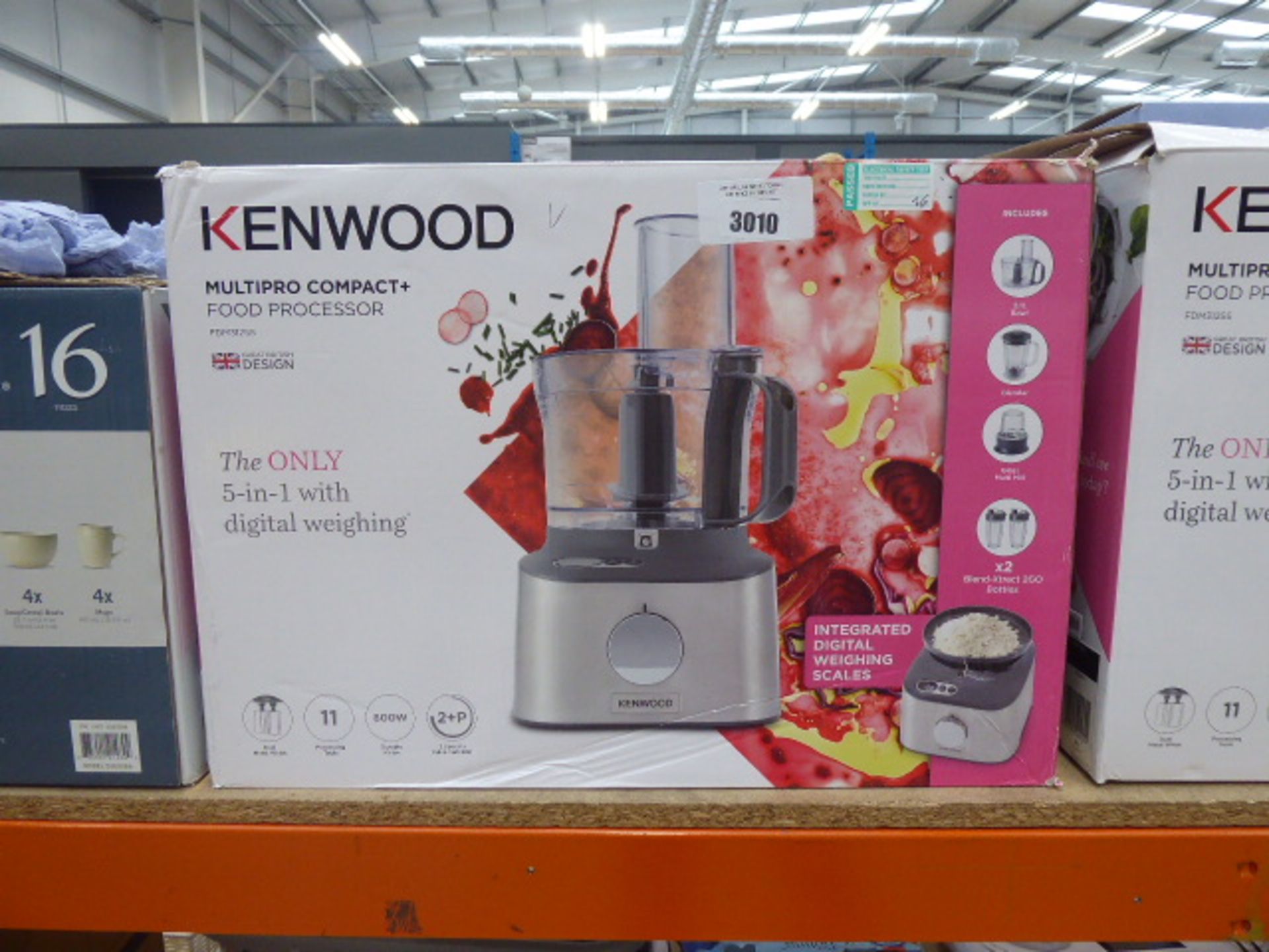 Boxed Kenwood multipro compact food processor (46)