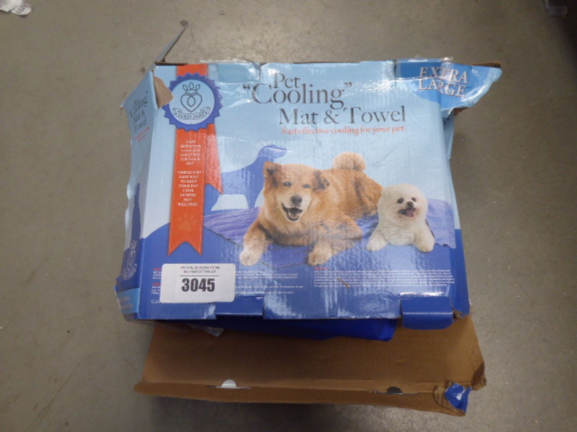 Pet cooling mat and towel