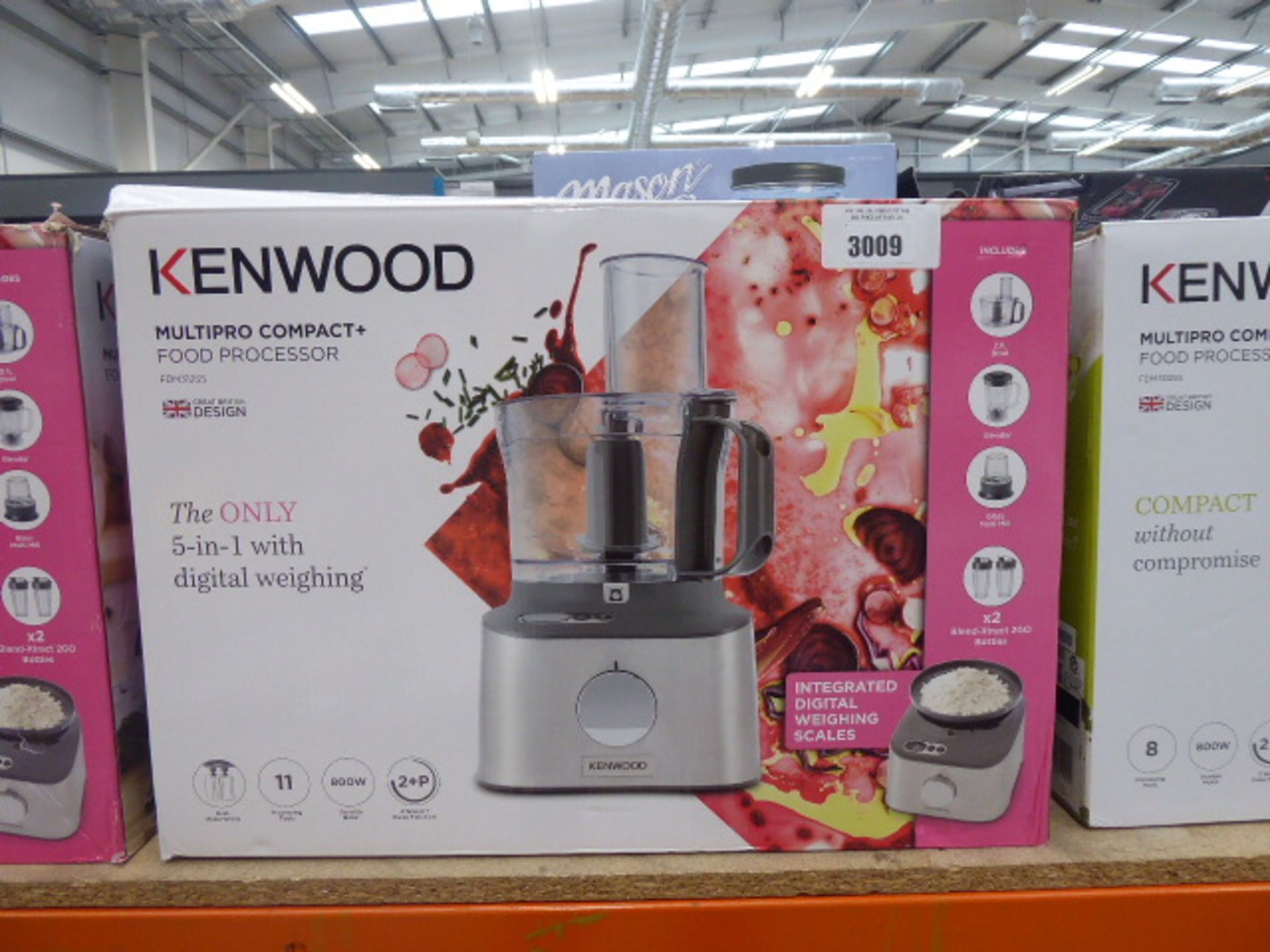 Boxed Kenwood multipro compact food processor