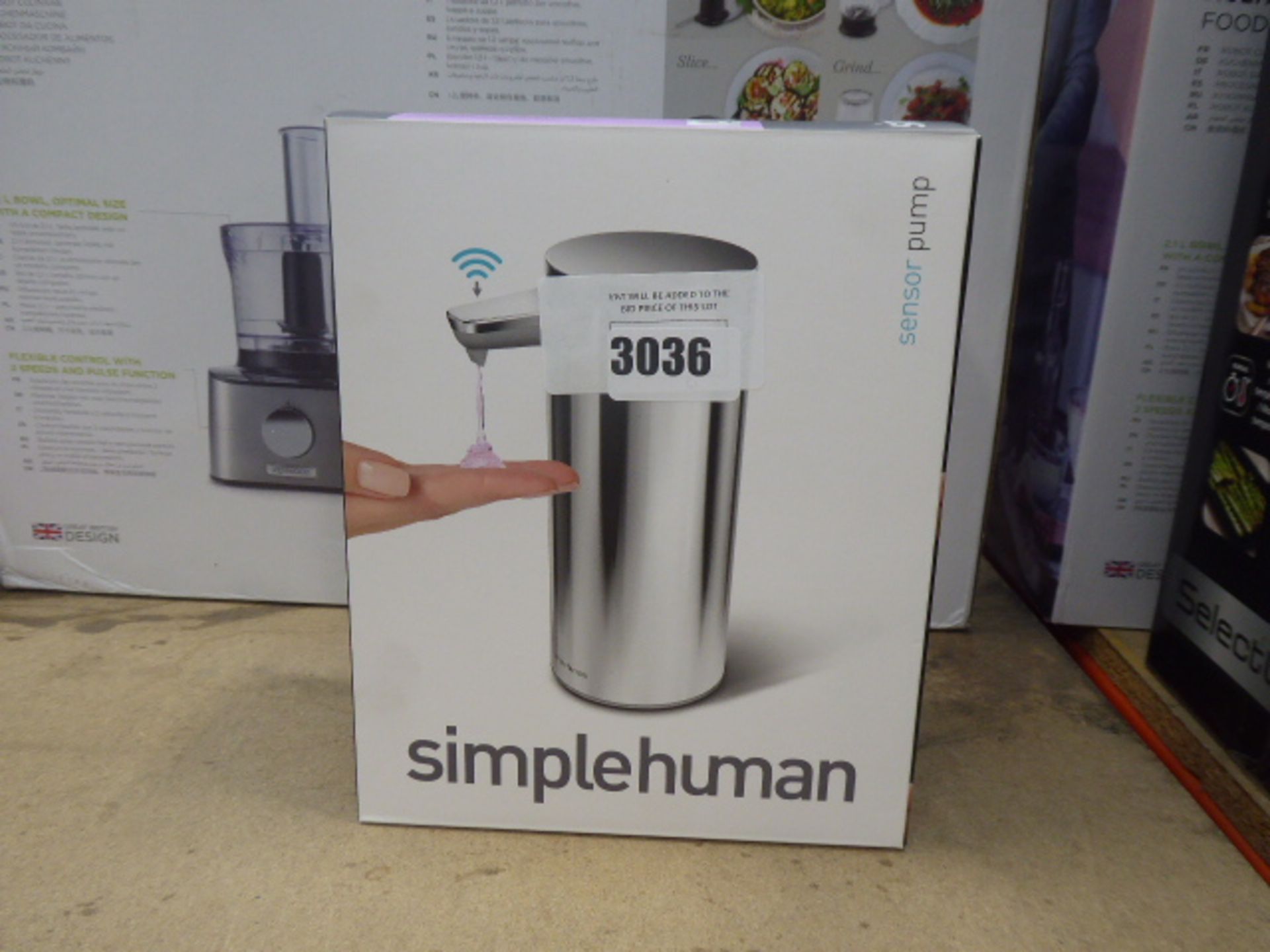 Boxed Simple Human sensor soap pump