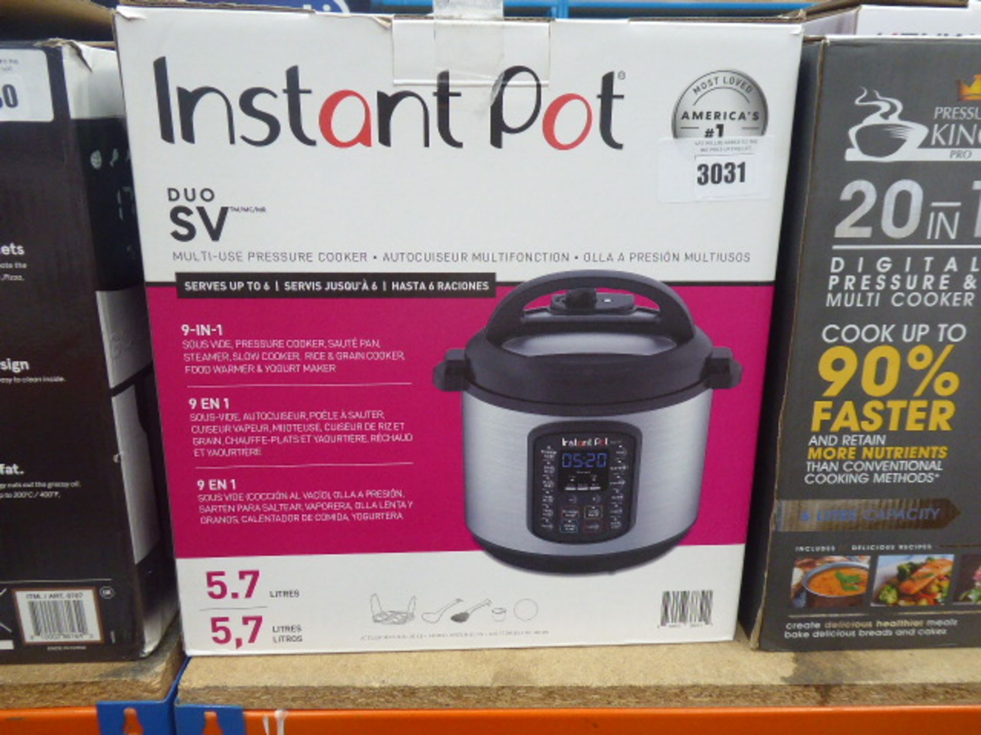 InstantPot multiuse pressure cooker