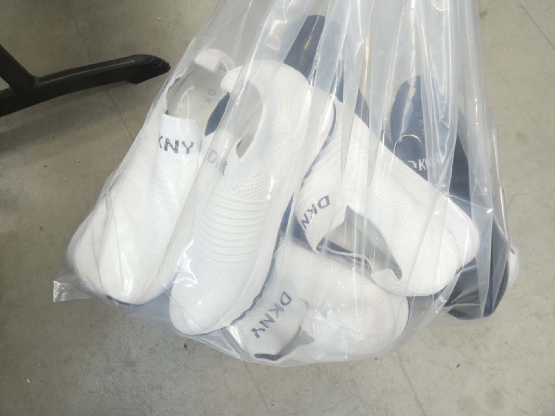 Bag of odd DKNY shoes