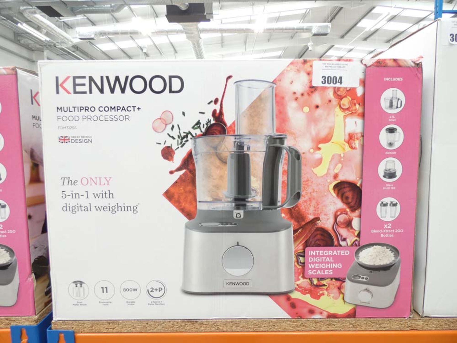 (94) Kenwood multi pro compact plus food processor