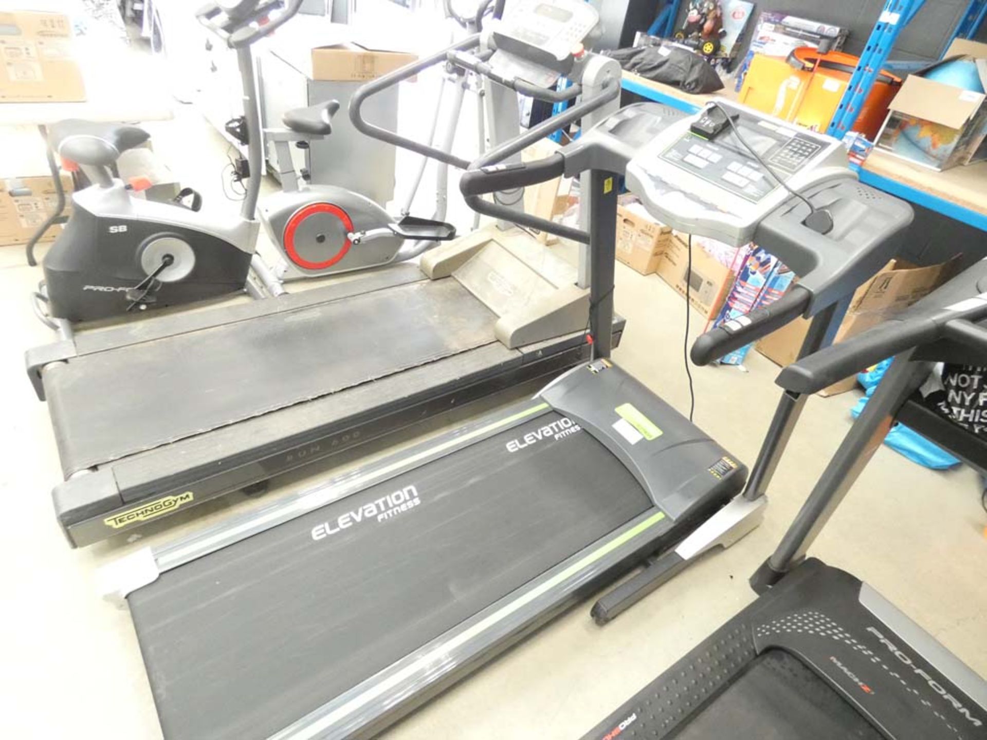 Elevation fitness treadmill