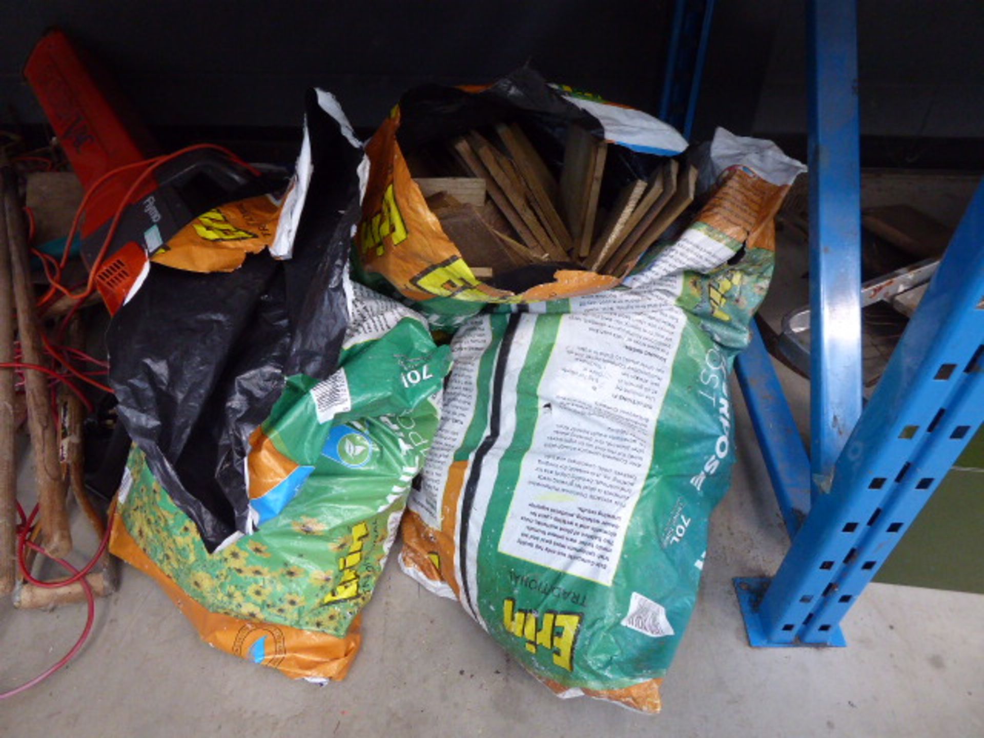 4060 Qty of bags of burning wood