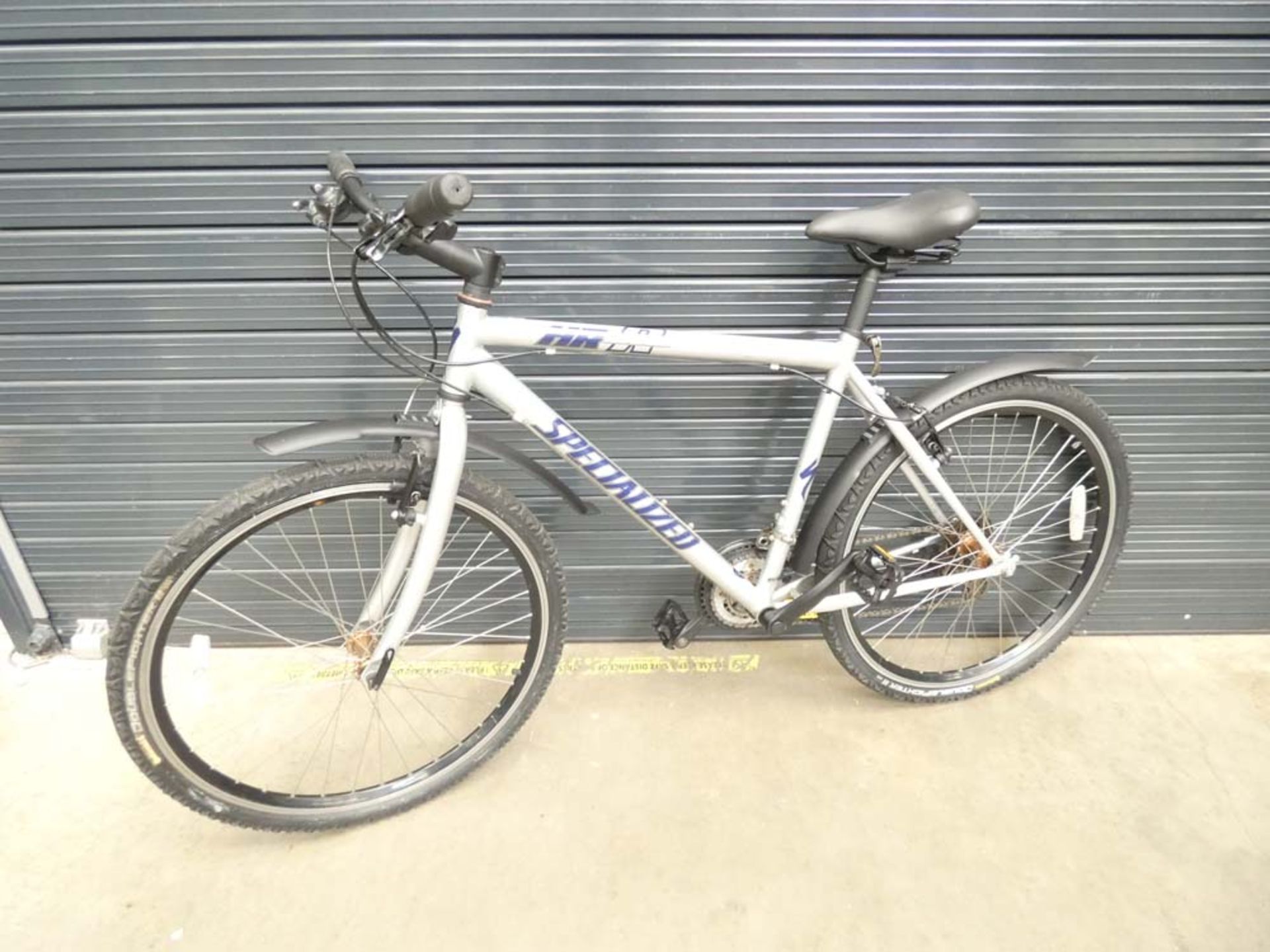 Silver specialised mountain bike