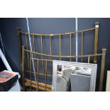 Brass bedframe