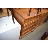 Pine chest of 4 drawers