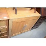 Modern oak effect cupboard unit