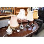 5203 - Collection of 5 table lamps